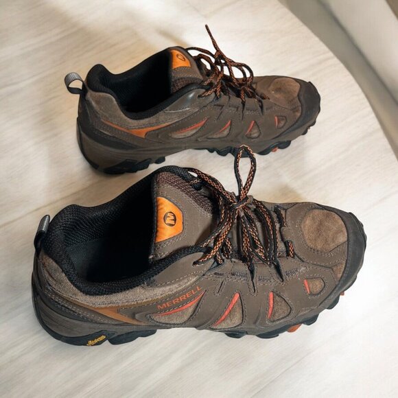 Merrell Other - MERRELL Dark Earth Performance Footwear Mens 9 Select Dry Vibram Hiking Walking